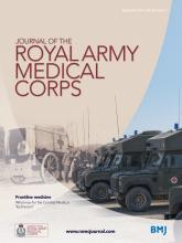 Journal of the Royal Army Medical Corps: 160 (3)