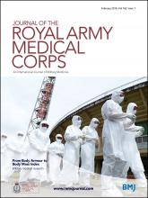 Journal of the Royal Army Medical Corps: 162 (1)